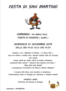 Festa della Castagna-Viareggio @ auser